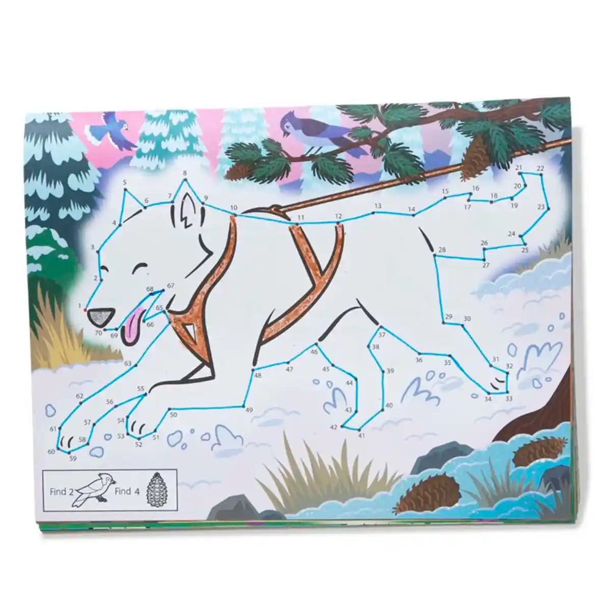 Md 123 Dot-To-Dot Coloring Pads - Pets