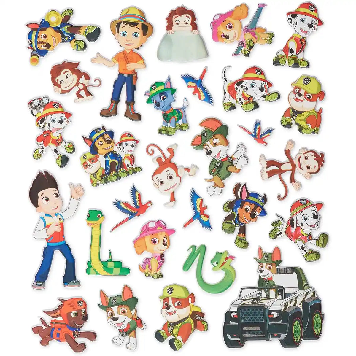 Md Paw Patrol Puffy Sticker Pad - Jungle