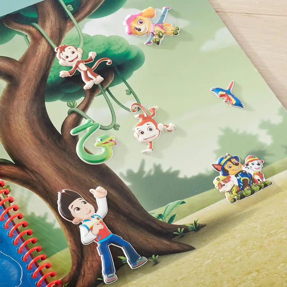 Md Paw Patrol Puffy Sticker Pad - Jungle