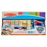Md Paw Patrol Wooden Abc Block Truck - Kiddy Zone