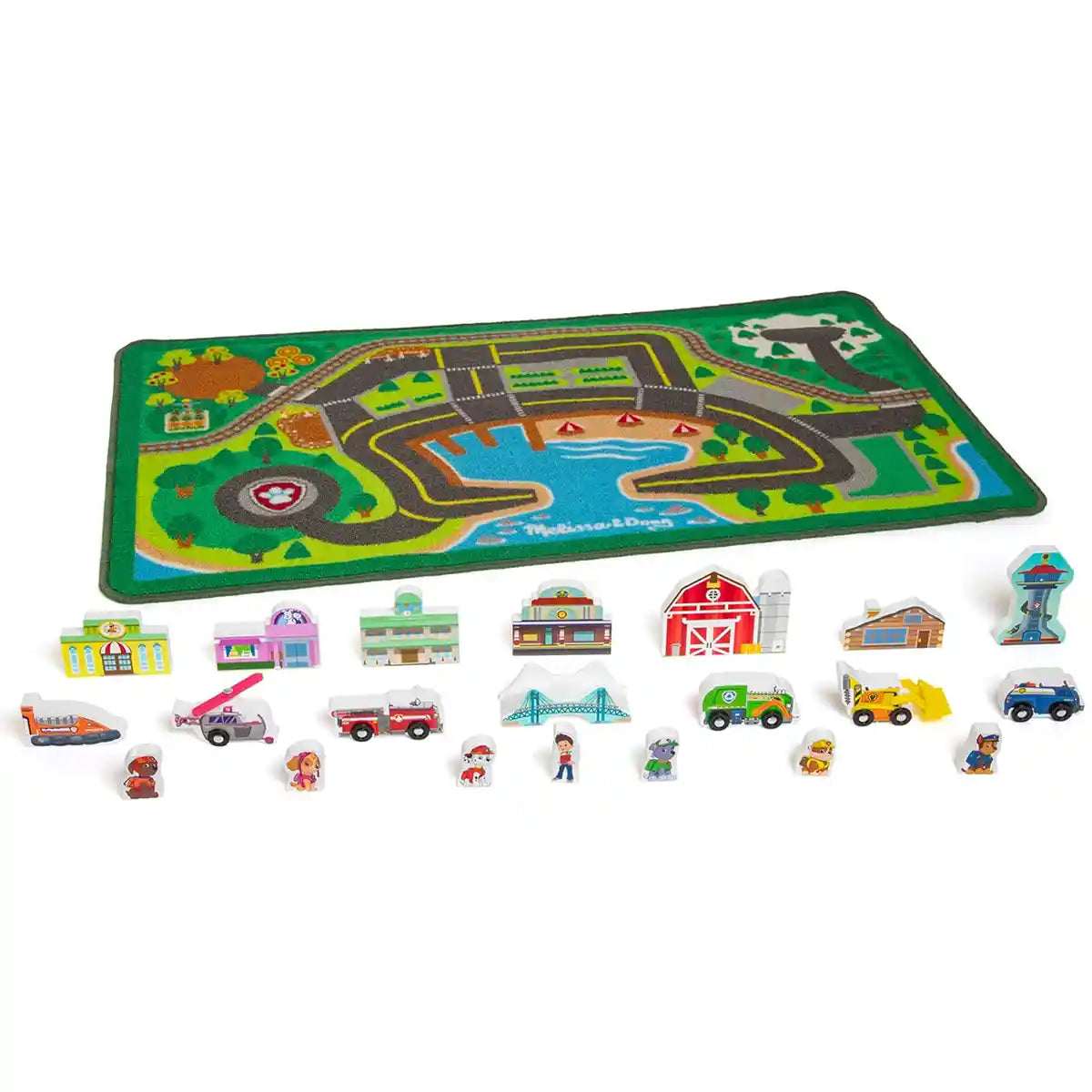 Md Paw Patrol Activity Rug - Adventure Bay
