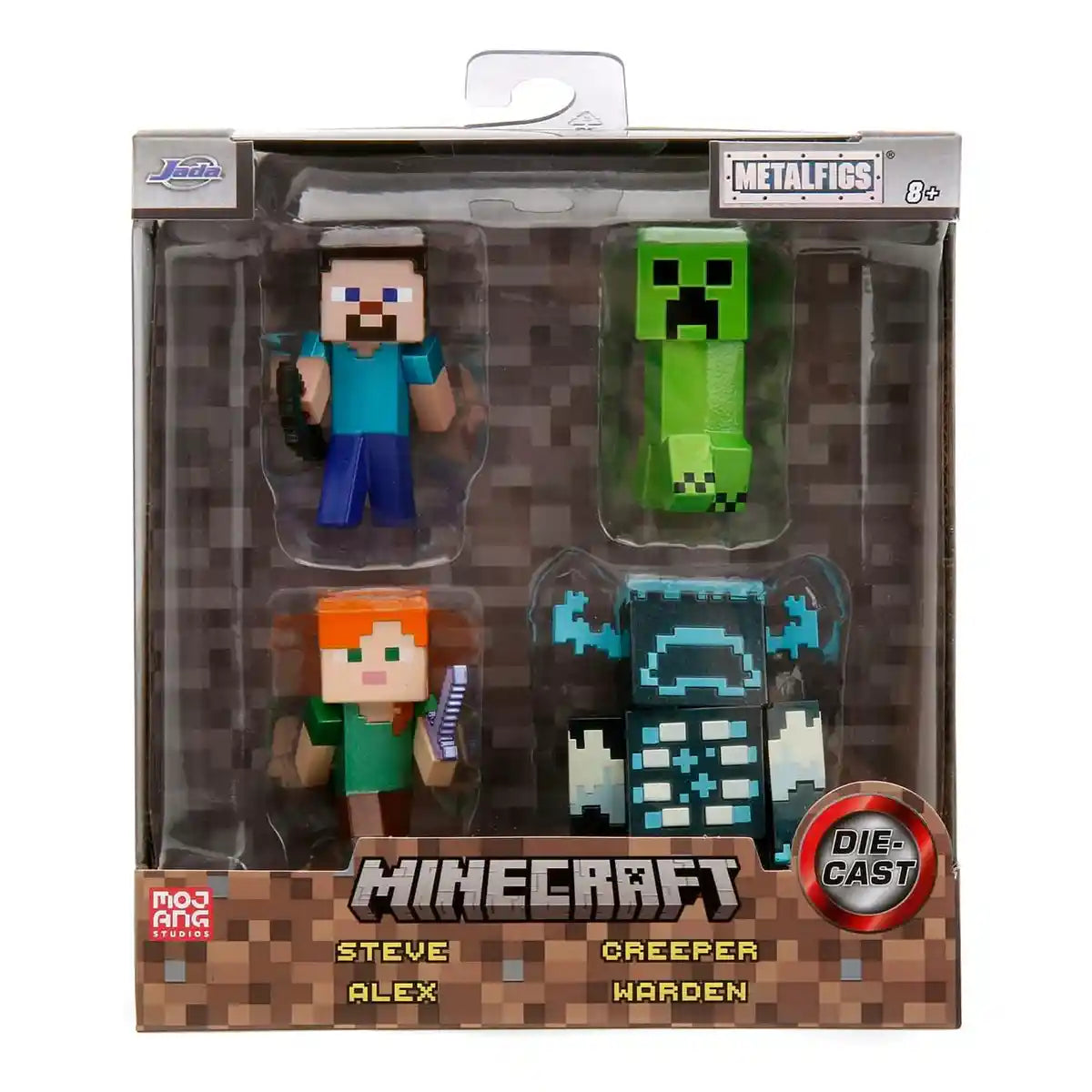 JADA Minecraft 4-Pack 2.5" Figures