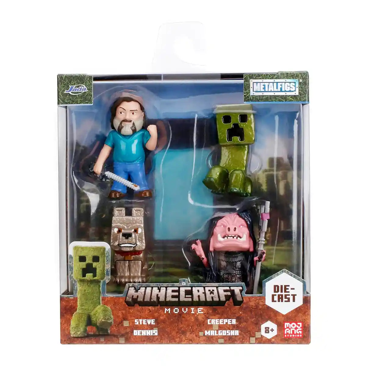 Minecraft Movie 4-Pack 2.5" Figures