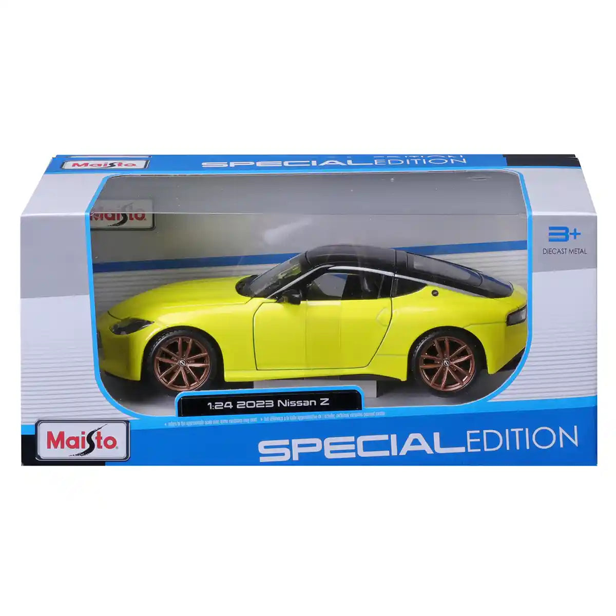 1:24 Sp. Ed. (B) - 2023 Nissan Z Met Yellow/Black - Kiddy Zone