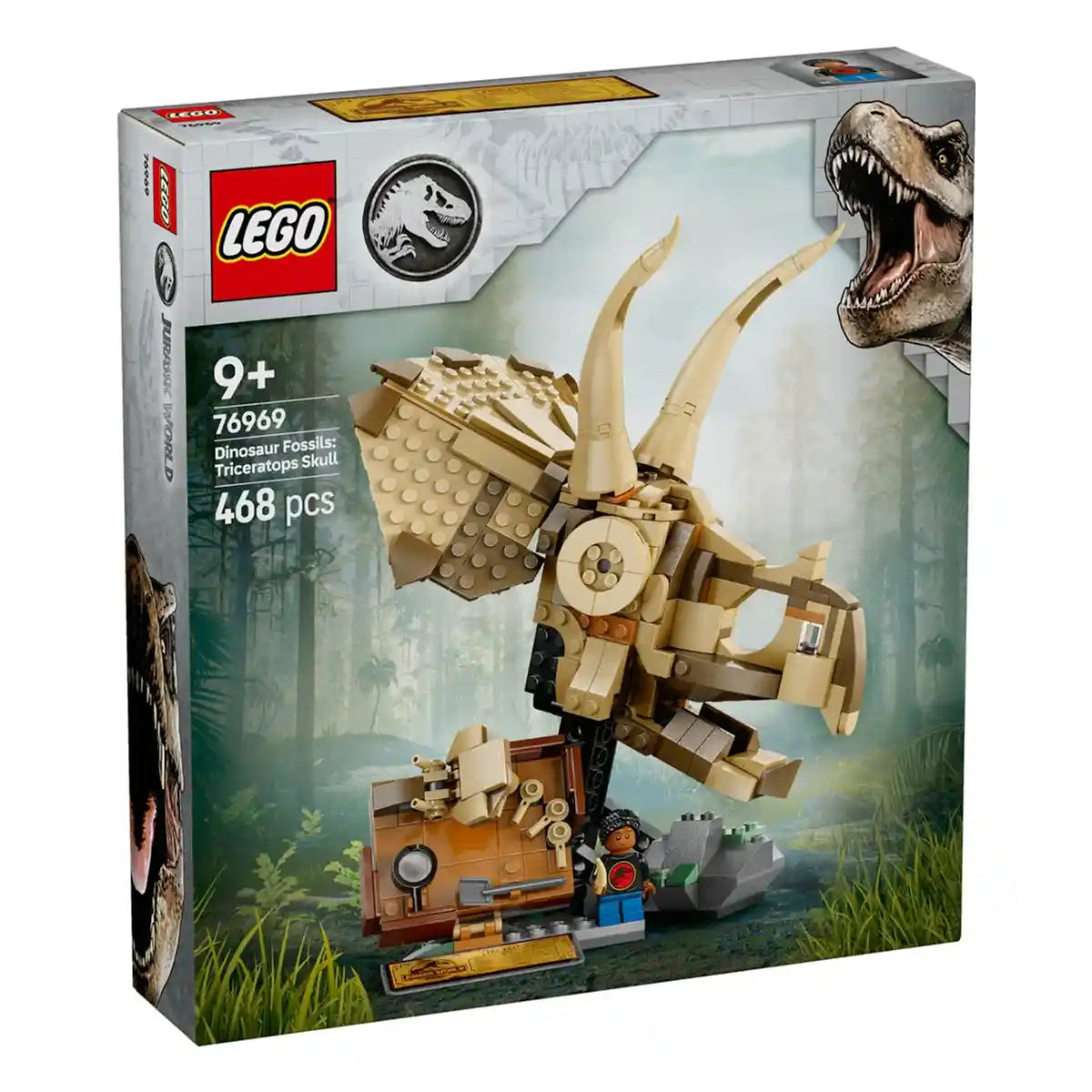 LEGO Jurassic World Dinosaur Fossils: Triceratops Skull Model Set 76969 - Kiddy Zone