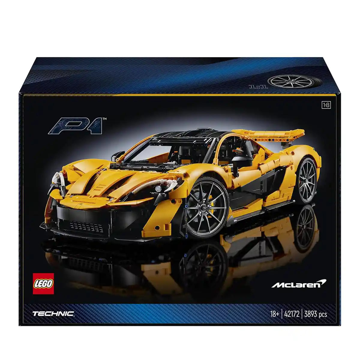 LEGO Technic McLaren P1 Hypercar Set for Adults 42172 - Kiddy Zone