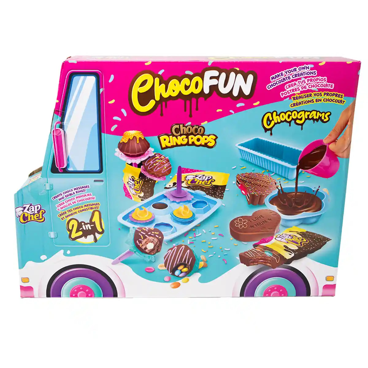 Zap Chef Slushy Maker 2 Colour asstd - Kiddy Zone
