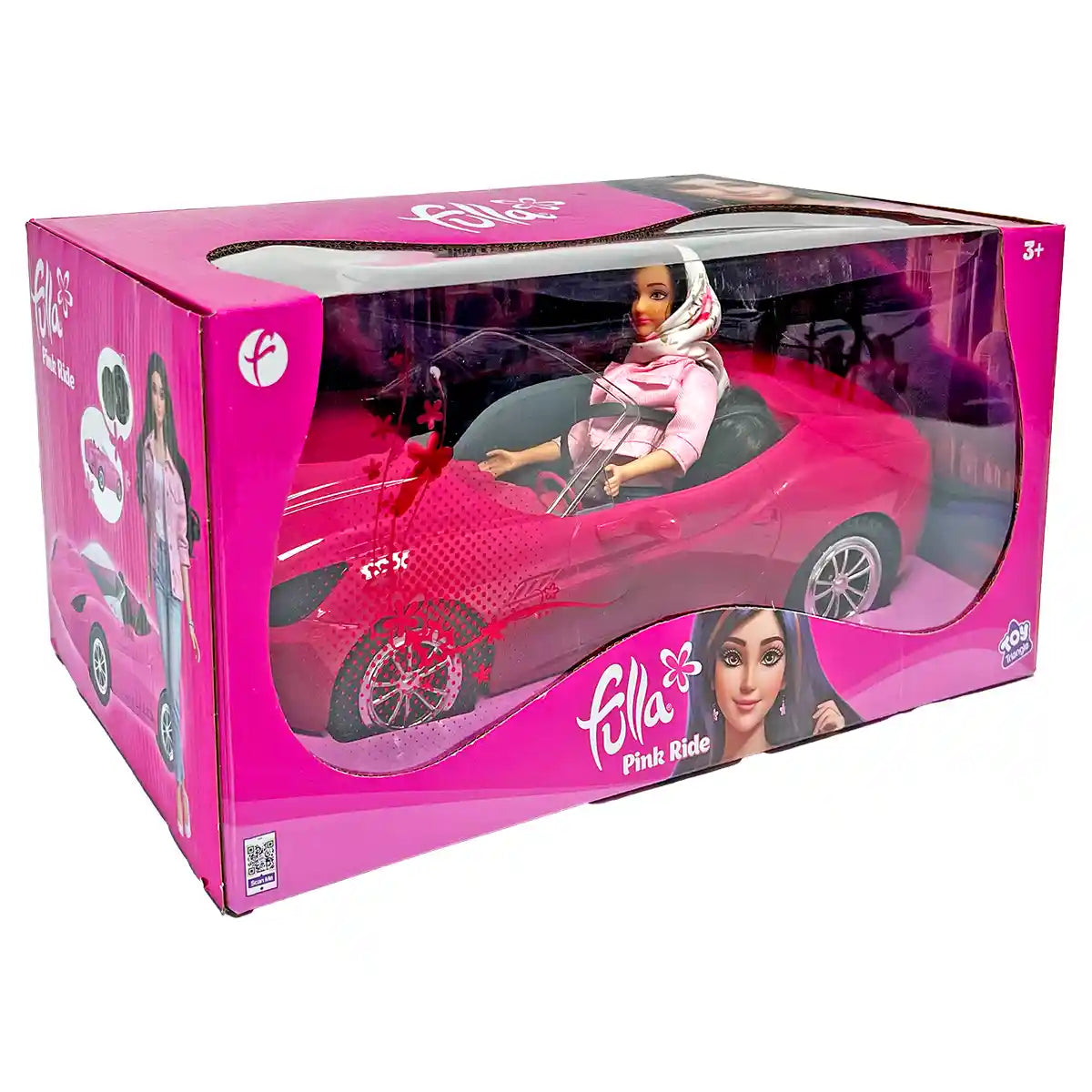 Fulla Pink Ride Doll & Car Set