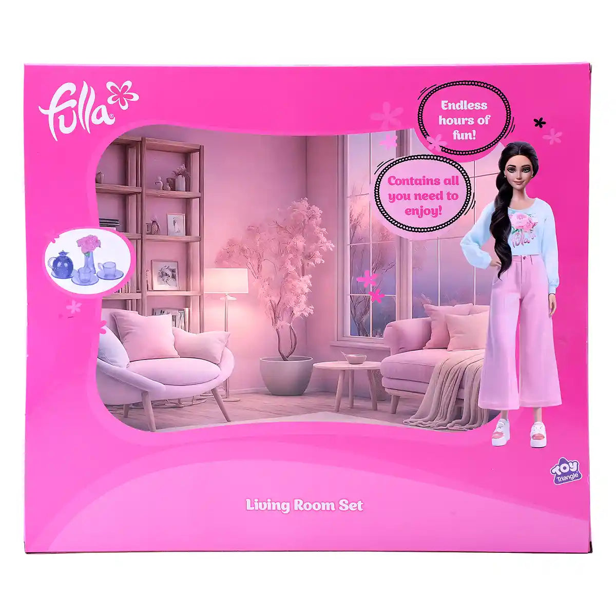 Fulla Doll with Living Room Set