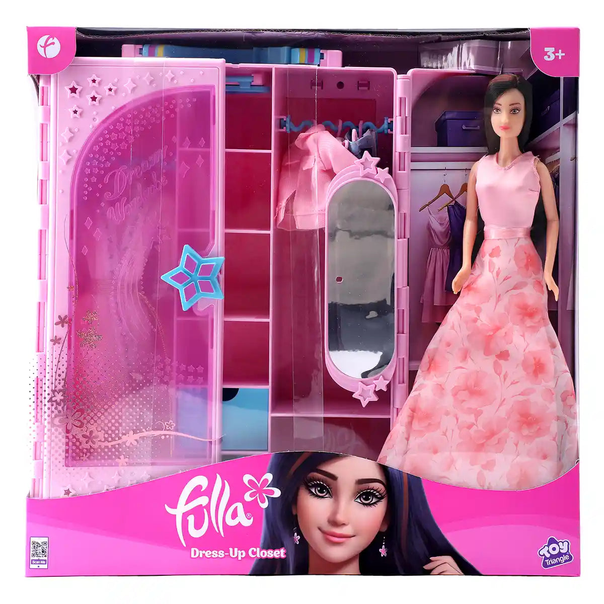 Fulla Doll with Dress-Up Closet