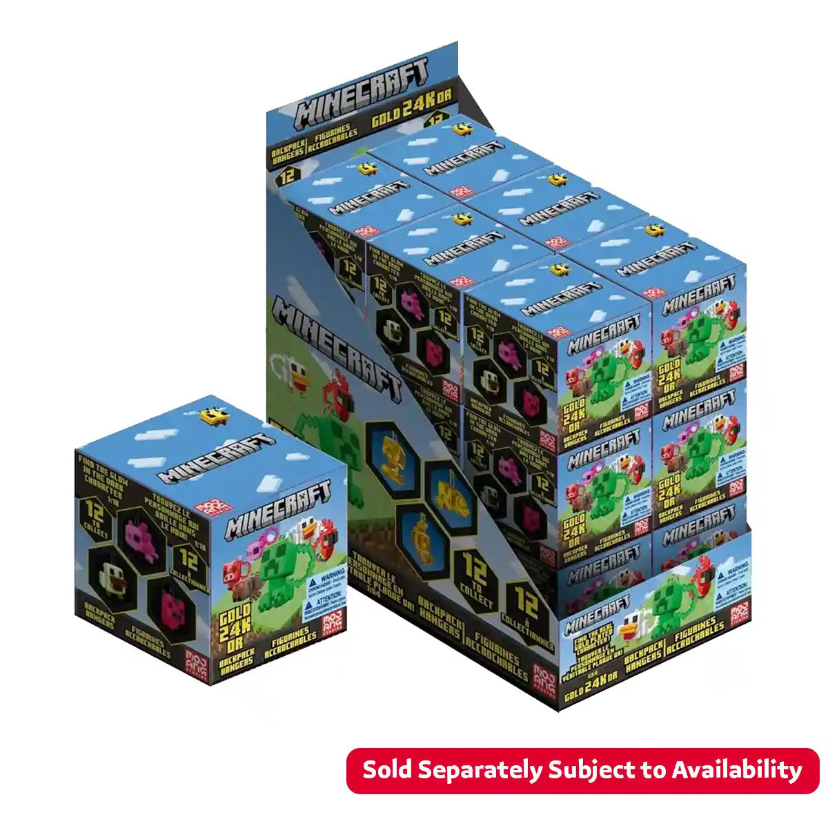 Minecraft Fig Keychains Blind Box Asst.CDU