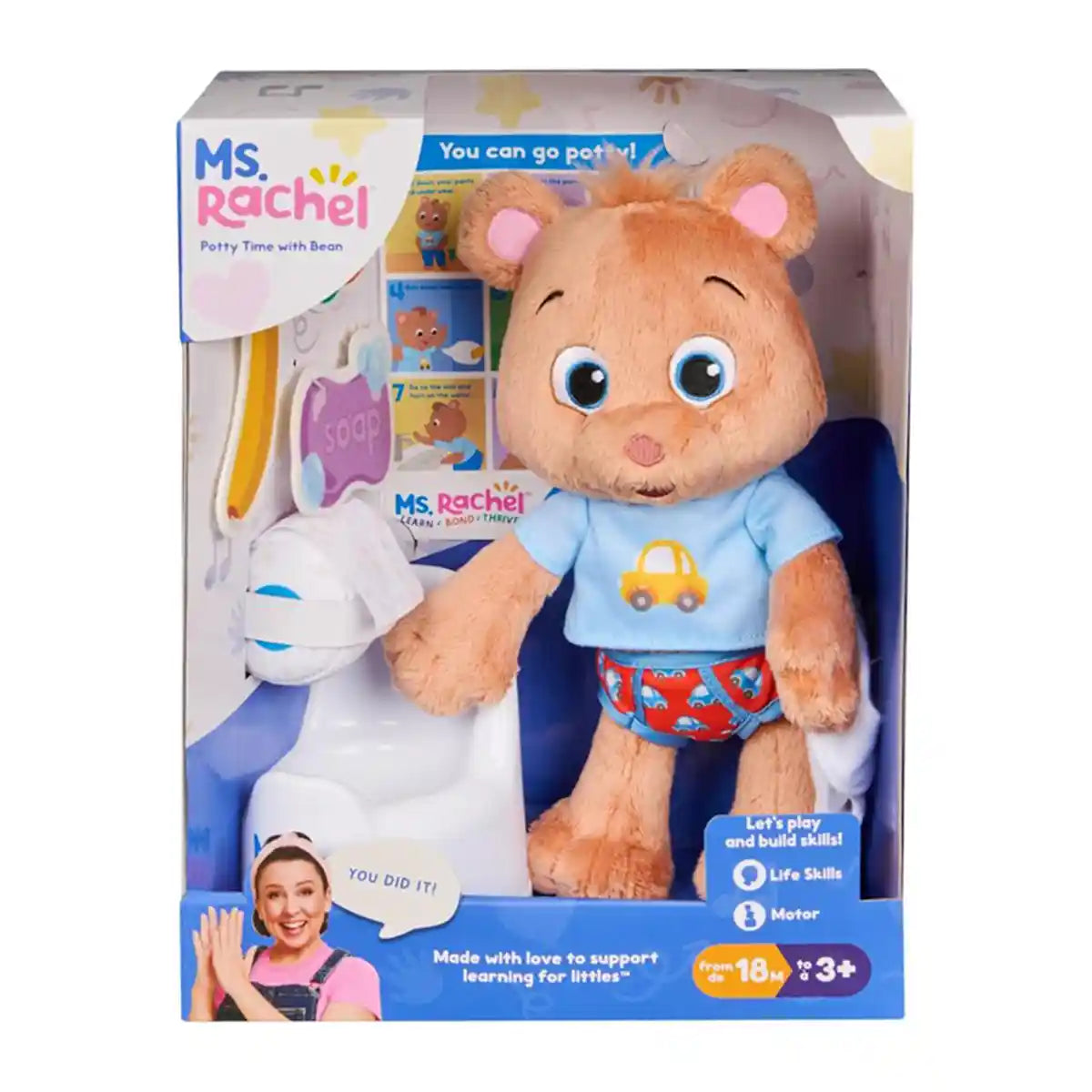 Ms. Rachel Potty Time With Bean - Kiddy Zone
