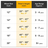 RB Ez Freestyle Children Bicycle Yellow 12"