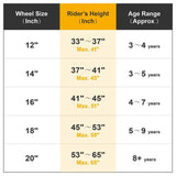 RB Children Bicycle 7th Freestyle Yellow 16"