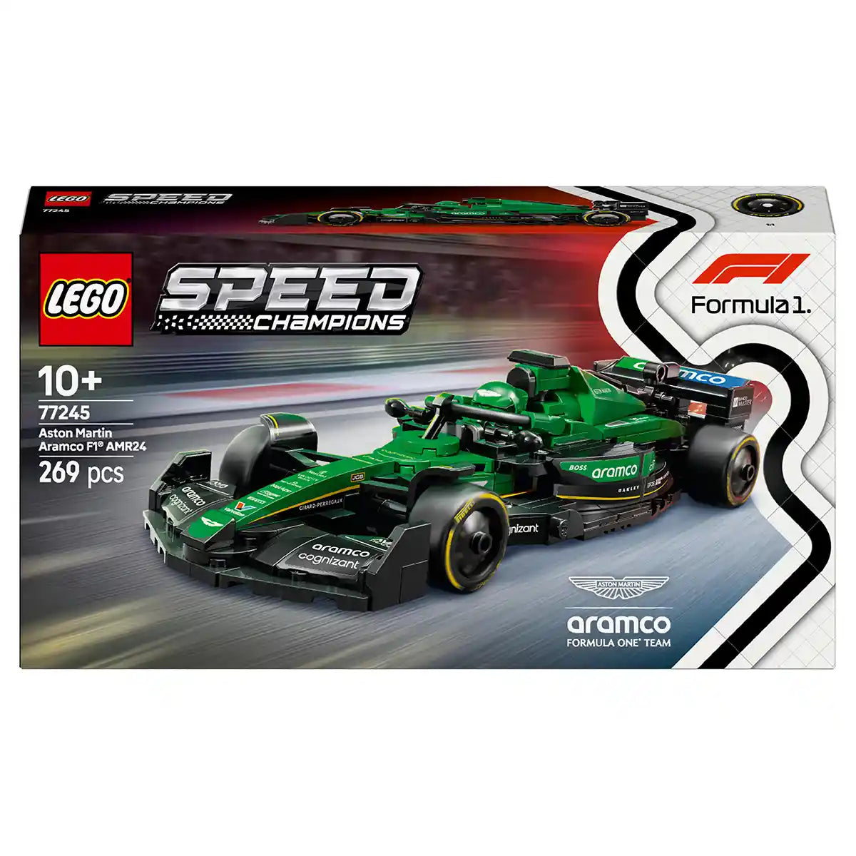 Lego 77245 Aston Martin Aramco F1 AMR24 Race Car