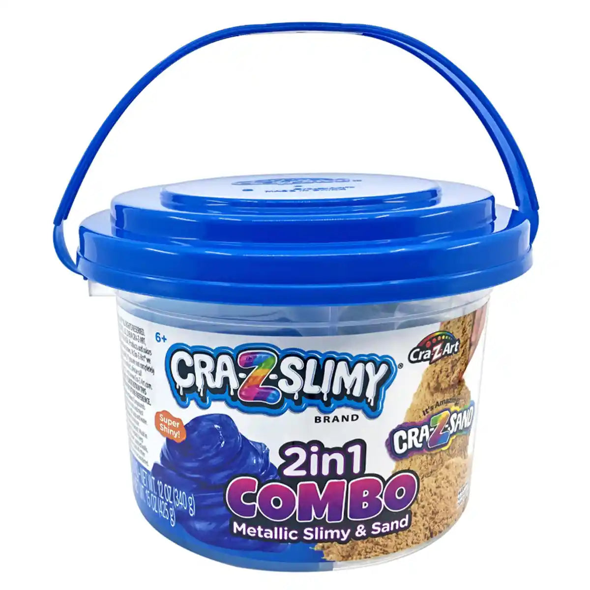 Crazslimy 2-in-1 Slimy Sand Combo Bucket - Kiddy Zone