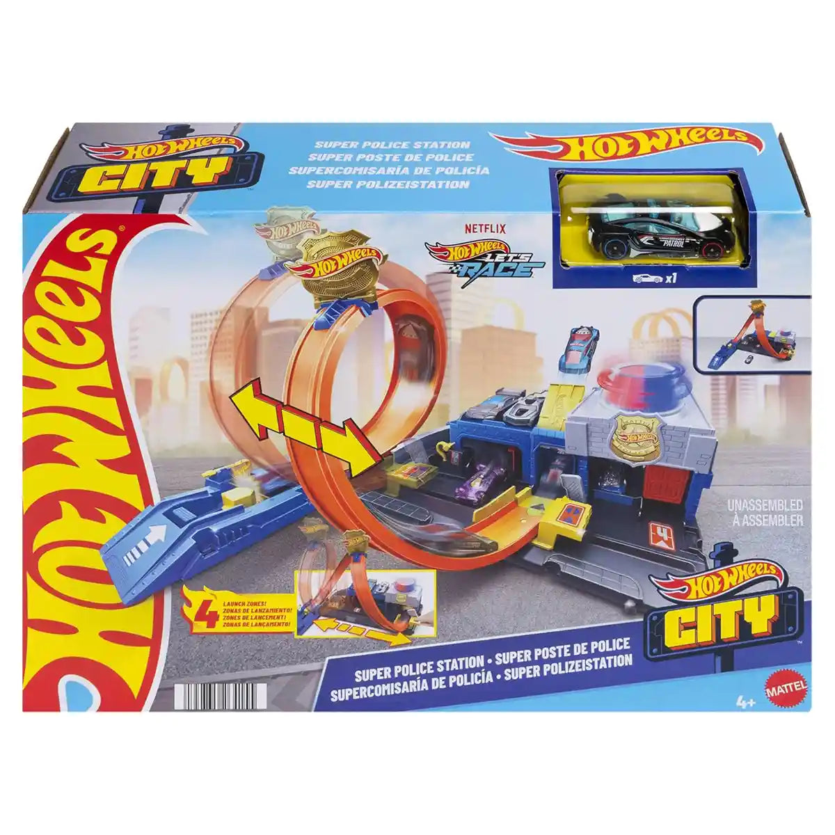 Hot Wheels (هوت ويلز) City Super Police Station