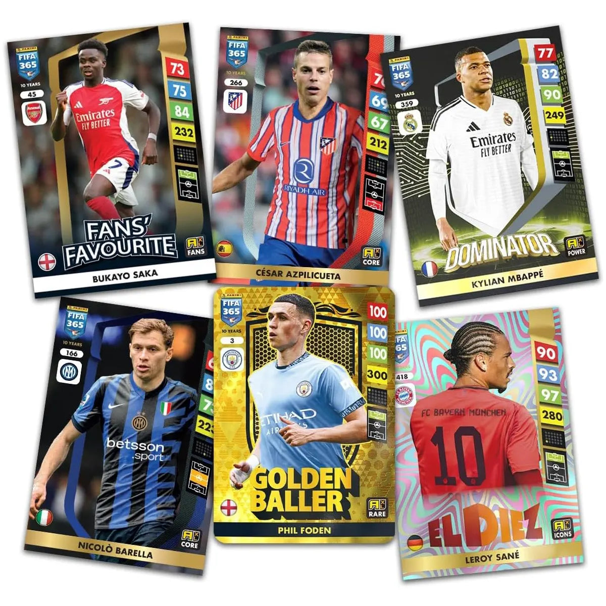Panini Adrenalyn XL FIFA 365 2025 Trading Cards