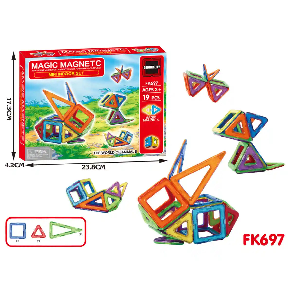 Magnetic Blocks (19pcs)