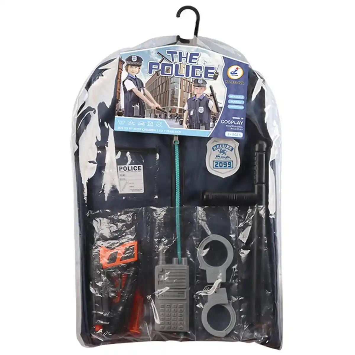 Patrol Police Costume Uniform 3-7yrs