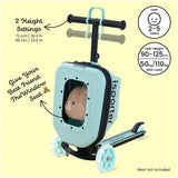 iSporter Luggage Scooter K3-Mint - Kiddy Zone