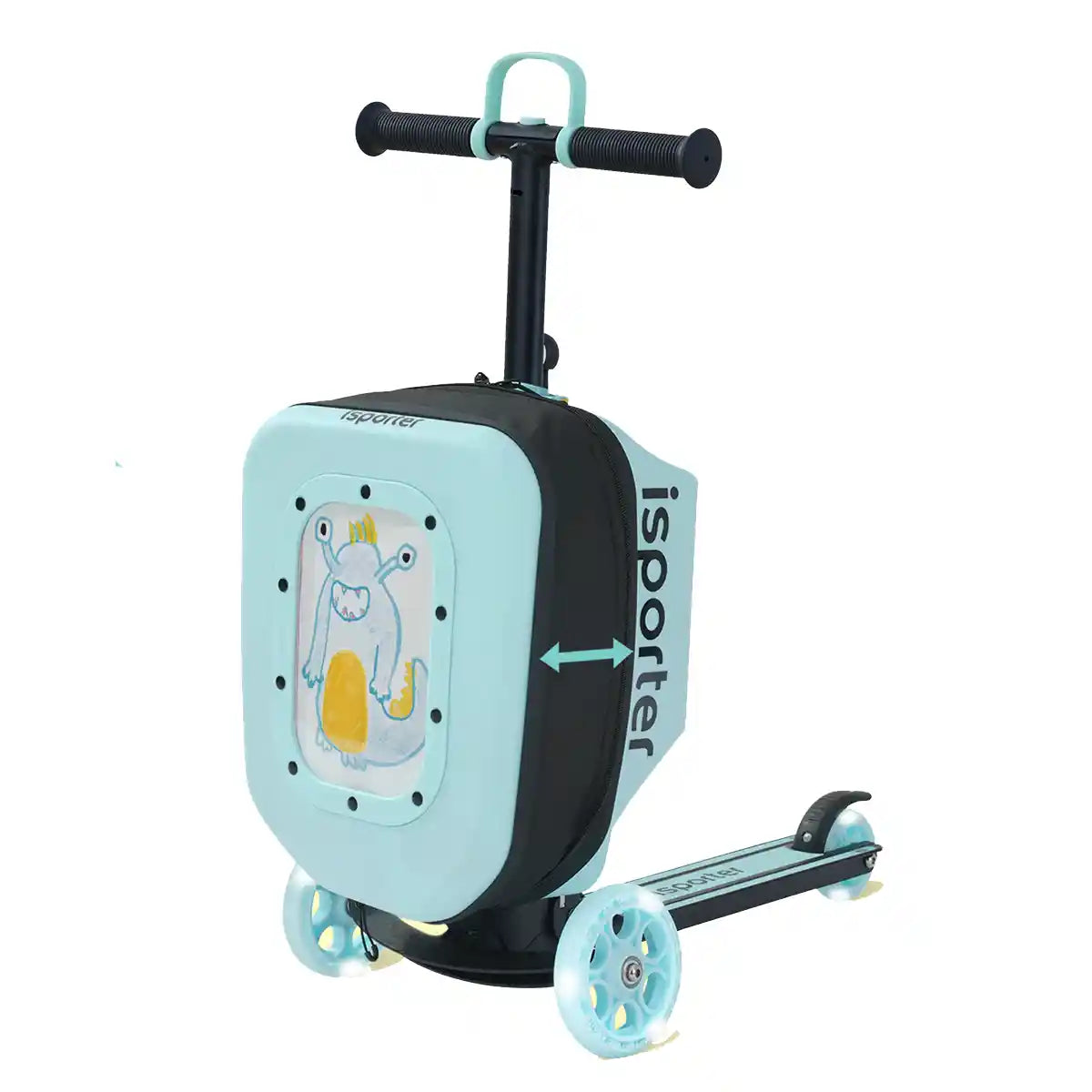 iSporter Luggage Scooter K3-Mint - Kiddy Zone