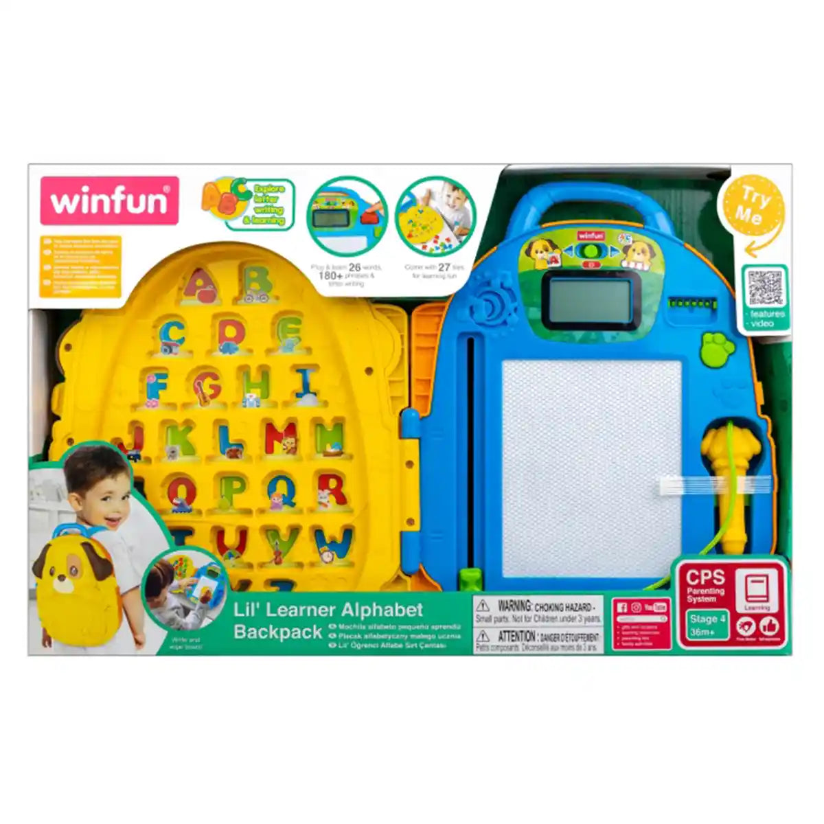 Winfun Lil Learner Alphabet Backpack - Kiddy Zone