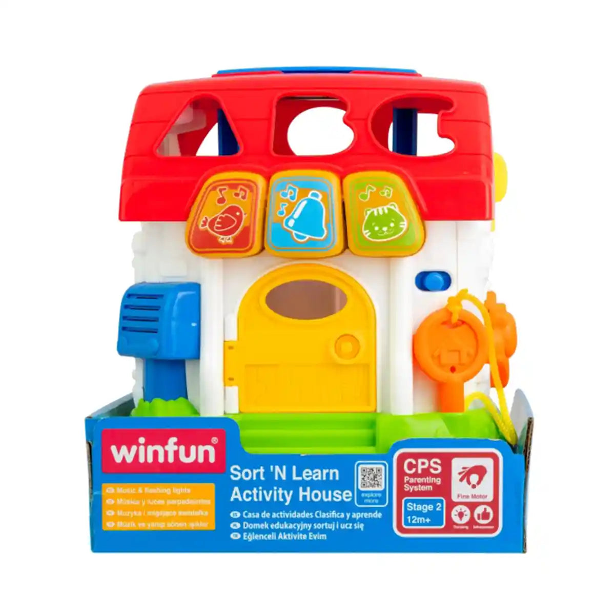 Winfun Sort N Learn Activity House - Kiddy Zone