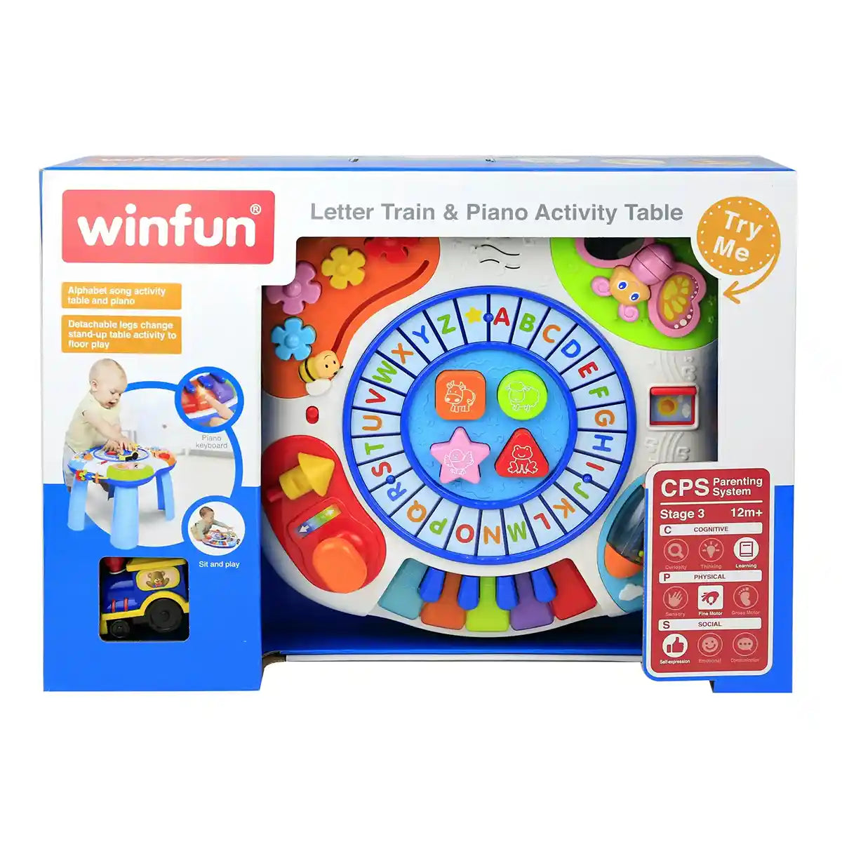 Winfun Letter Train - Piano Activity Table - Kiddy Zone