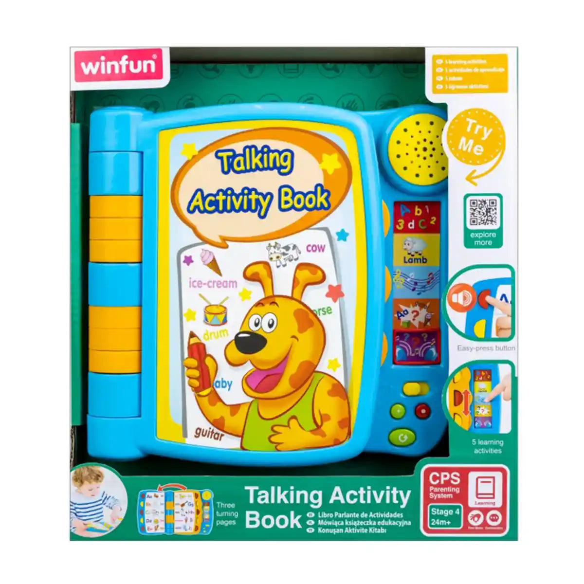 Winfun (وين فن) Talking Activity Book