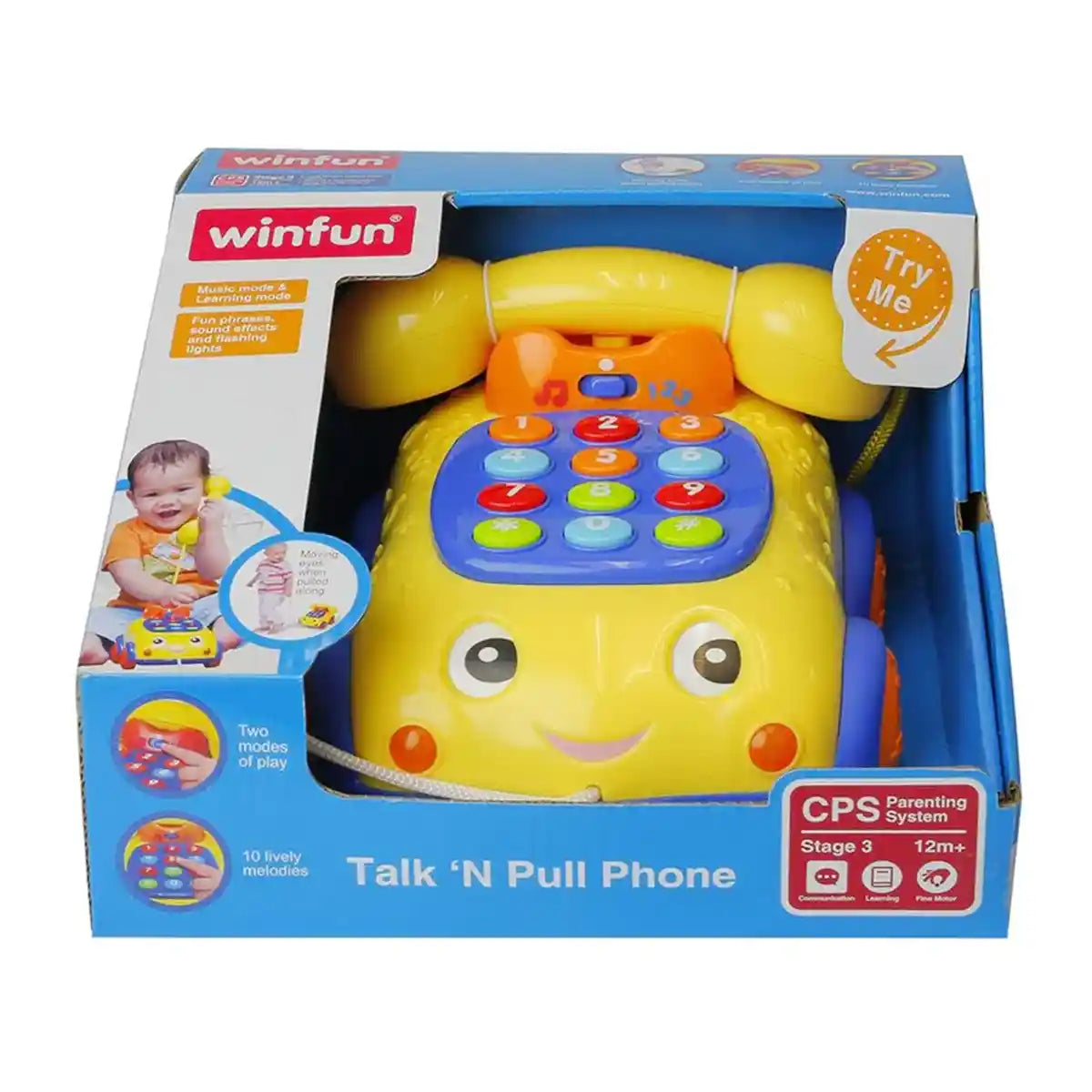 Winfun Talk N Pull Phone - Kiddy Zone
