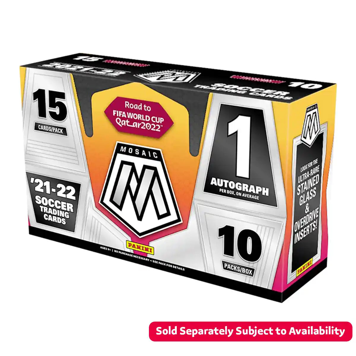 Panini Mosaic Road to FIFA World Cup Qatar 2022 Soccer 1 Autograph Per Box on Average 2021-2022 Hobby