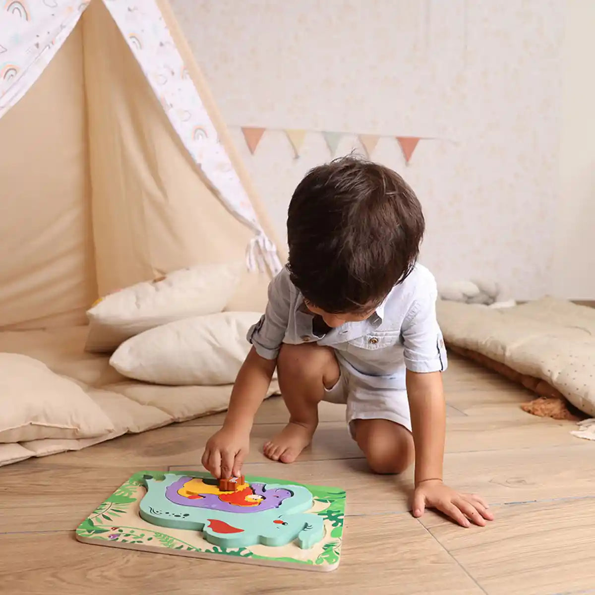 Bimbly Nesting Puzzle - Jungle