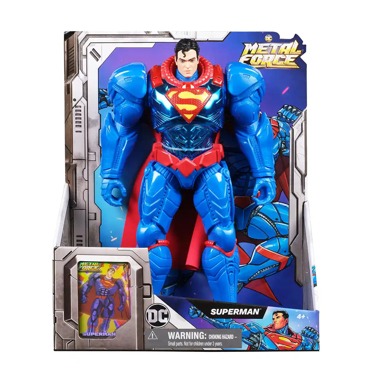 DC  Metal Force Fig 12” XL Superman