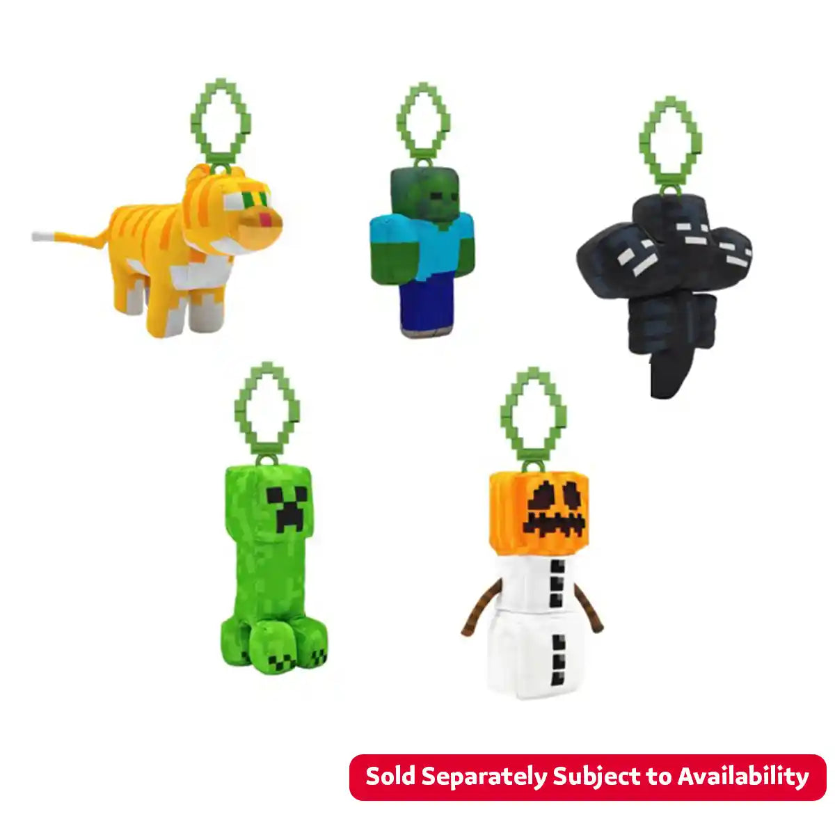 Minecraft Clip on Plush Asst. CDU
