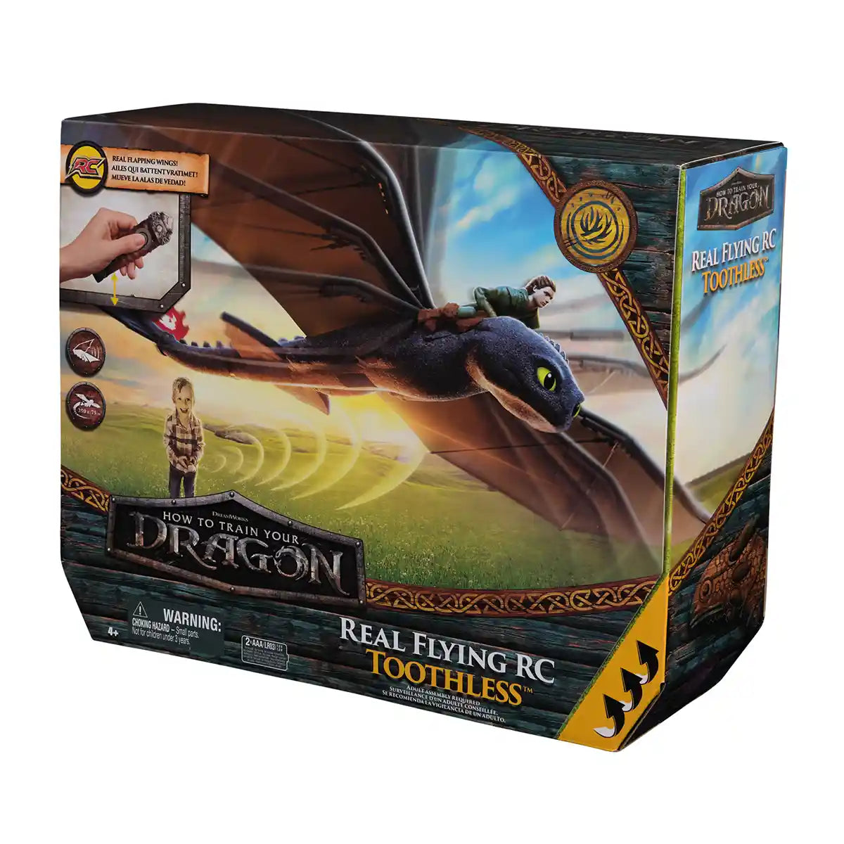 HTTY Dragon Movie Real Flying Toothless RC - Kiddy Zone