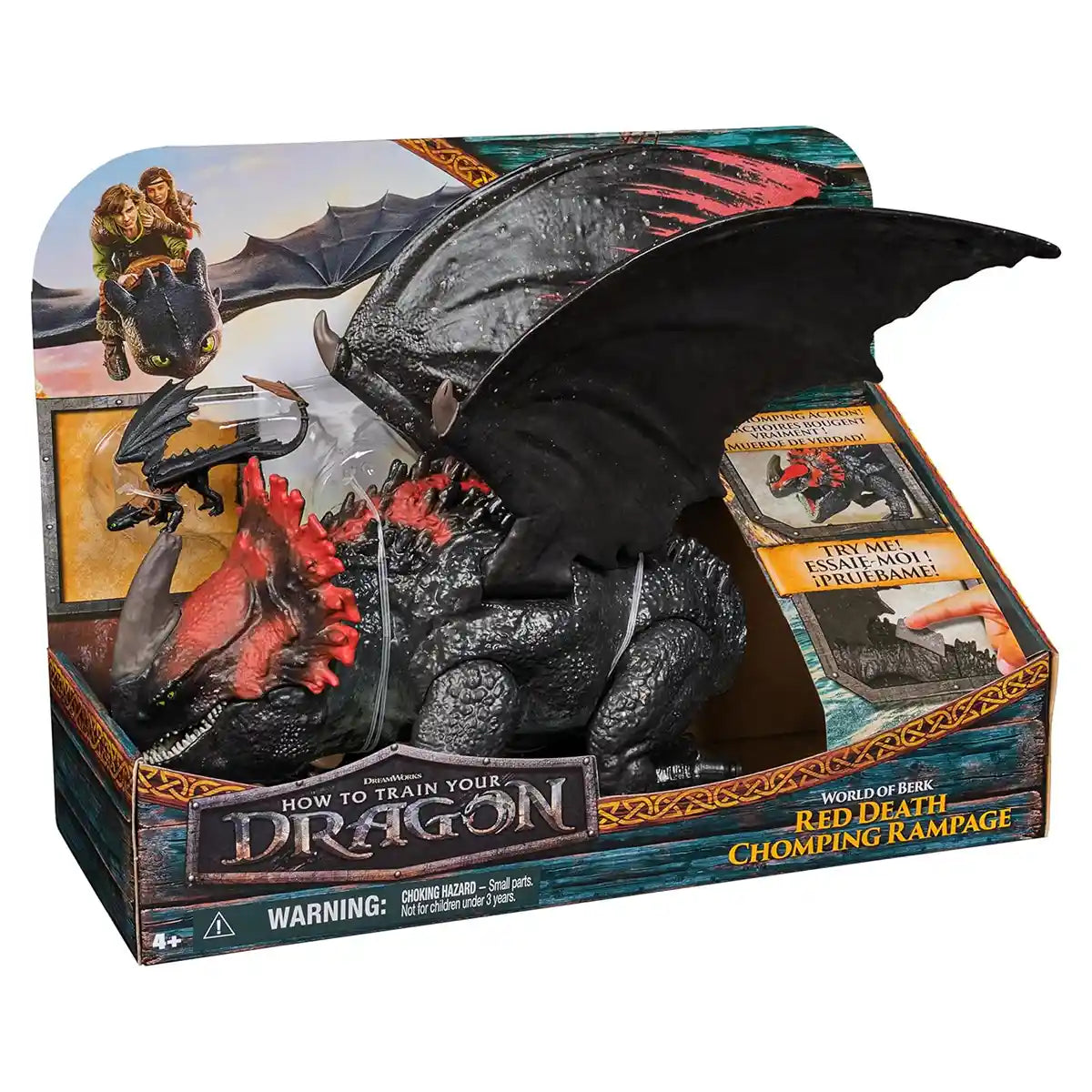 HTTY Dragon Movie Red Death Chomping Rampage - Kiddy Zone