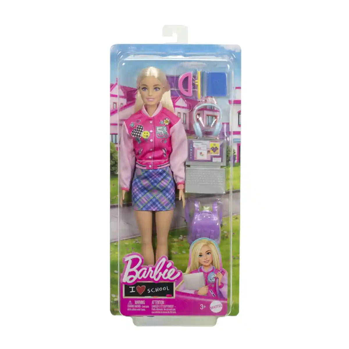 Barbie Back to School Doll & Piece Count