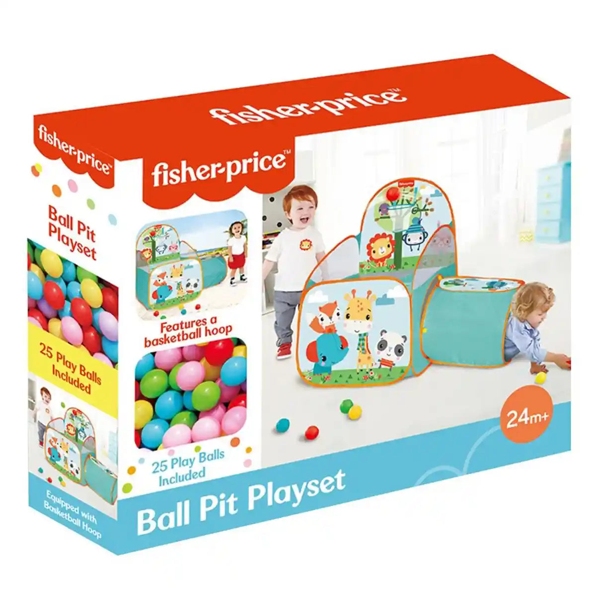 Fisher Price Ball Pit Playset W/Tunnel 25 Balls