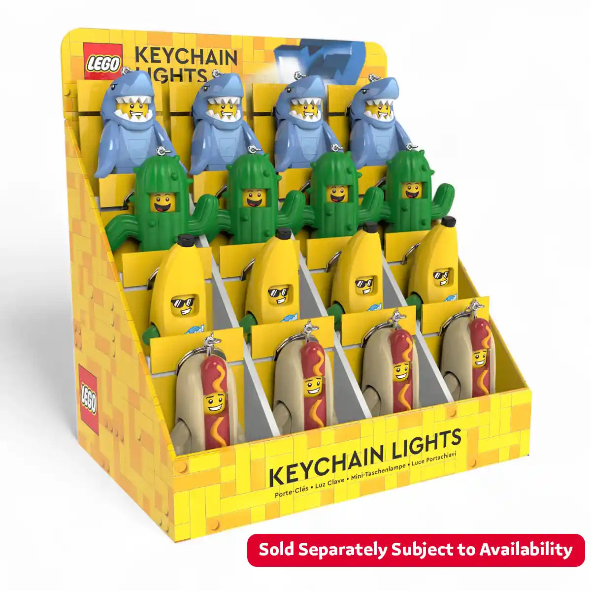 Lego IQ Minifigures Keychain Light Buffet (PDQ) - Kiddy Zone
