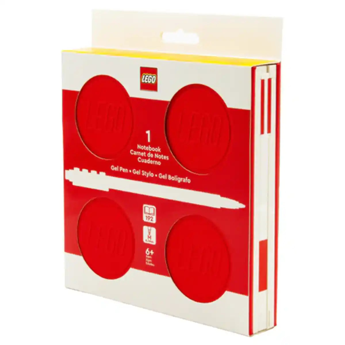 Lego IQ Locking Notebook w/ Gel Pen Red - Kiddy Zone