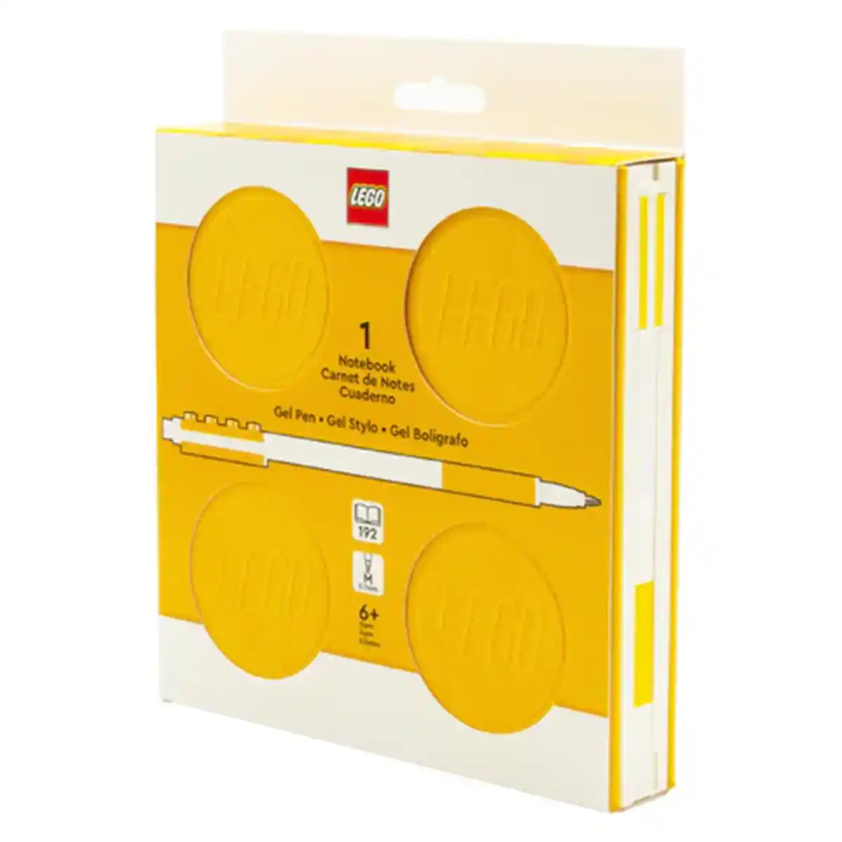 Lego IQ Locking Notebook w/ Gel Pen Yellow - Kiddy Zone