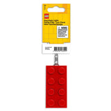 Lego IQ Minifigurines Keychain Light 2x4 Brick (Red) - Kiddy Zone