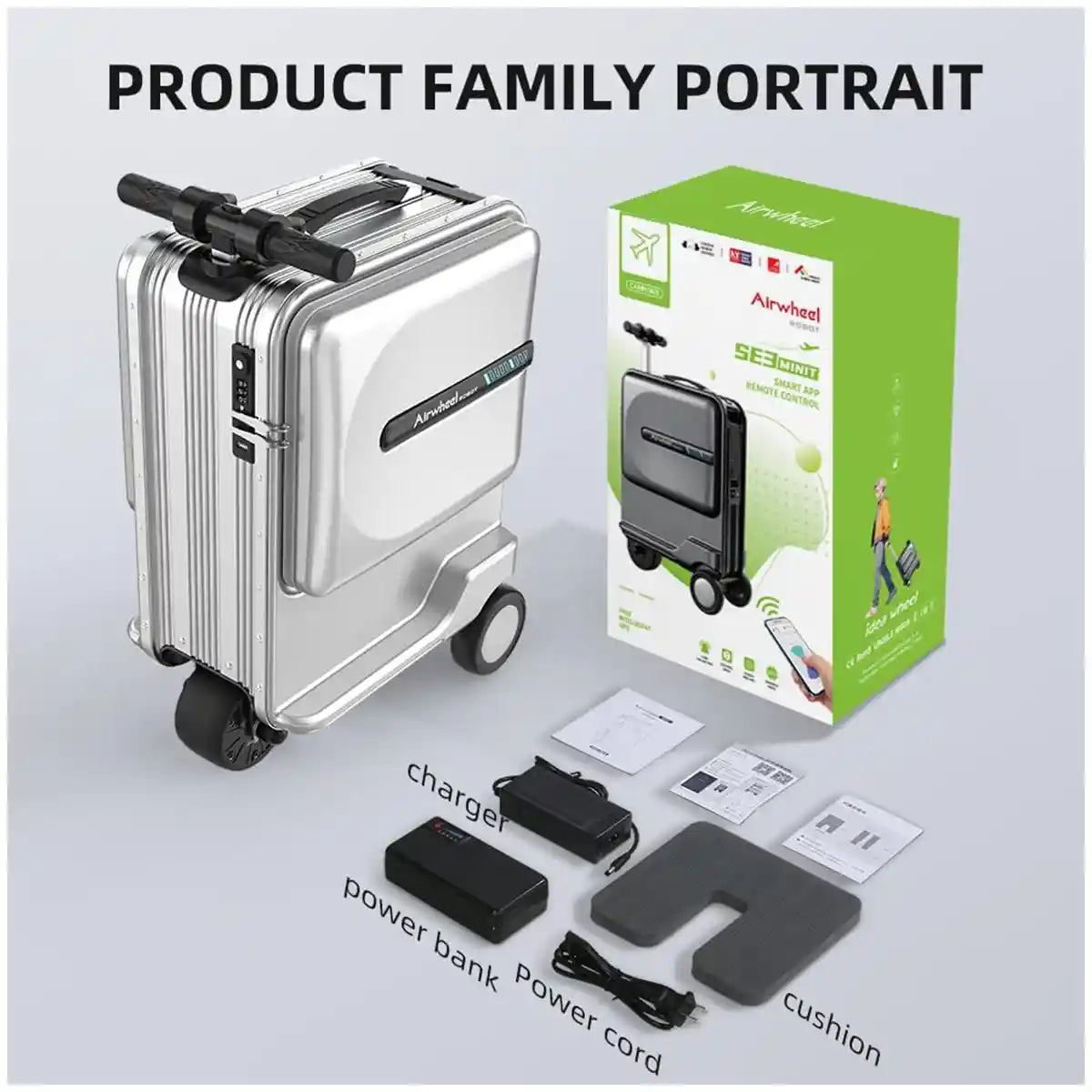 Airwheel-SE3MiniT - Silver