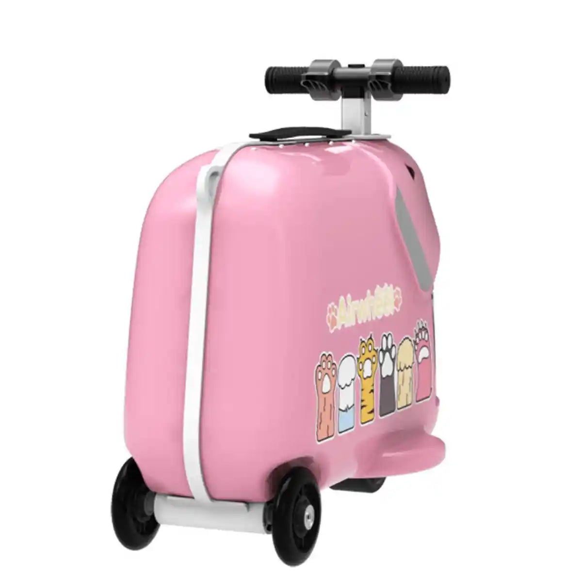 Airwheel SQ3 Pink, Fun Ride-On Suitcase with Lights & Music for Kids