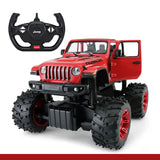 ألعاب تحكم عن بعد 1:14 JEEP Wrangler JL with  Big foot design - Yellow/Red