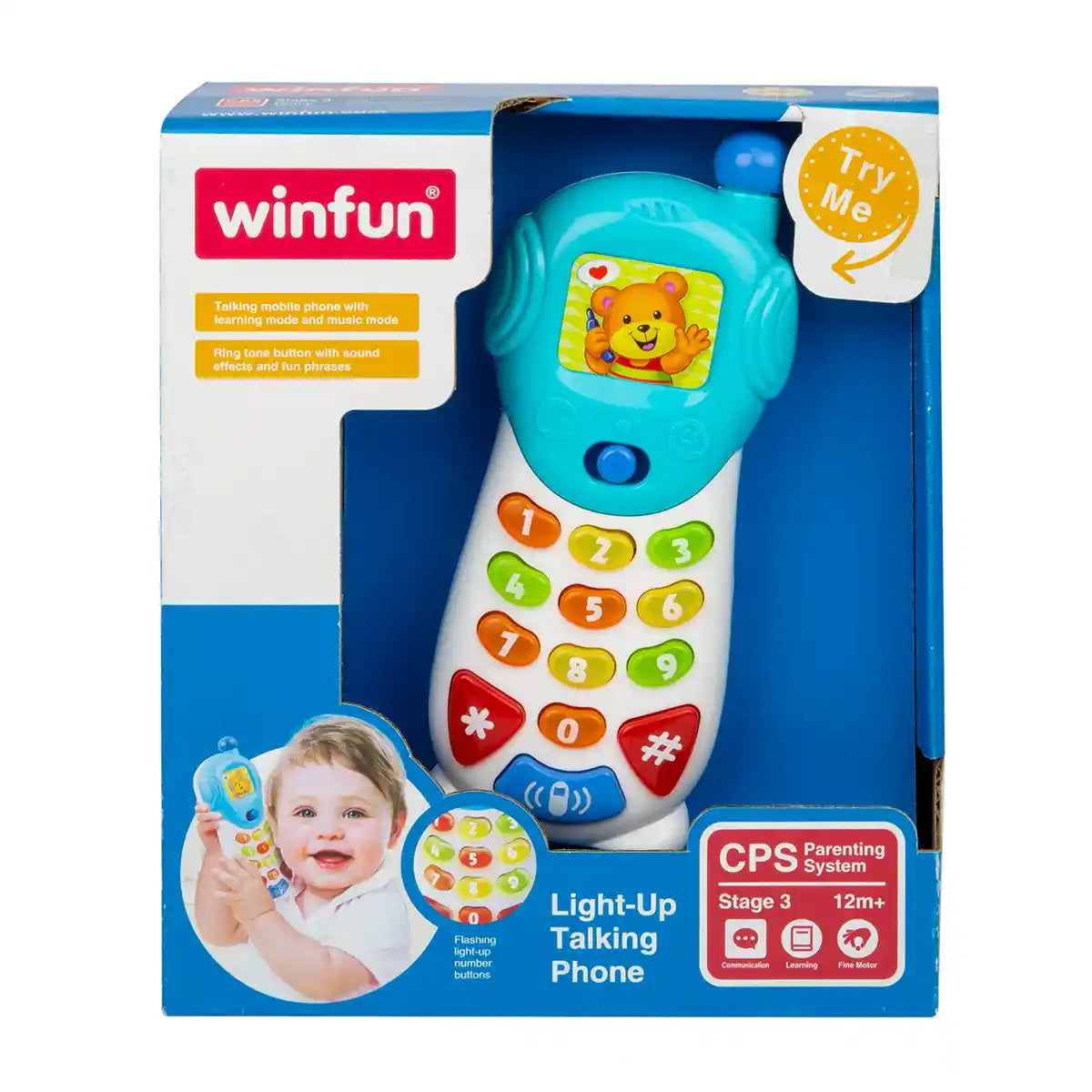 Winfun Light Up Talking Phone - Kiddy Zone