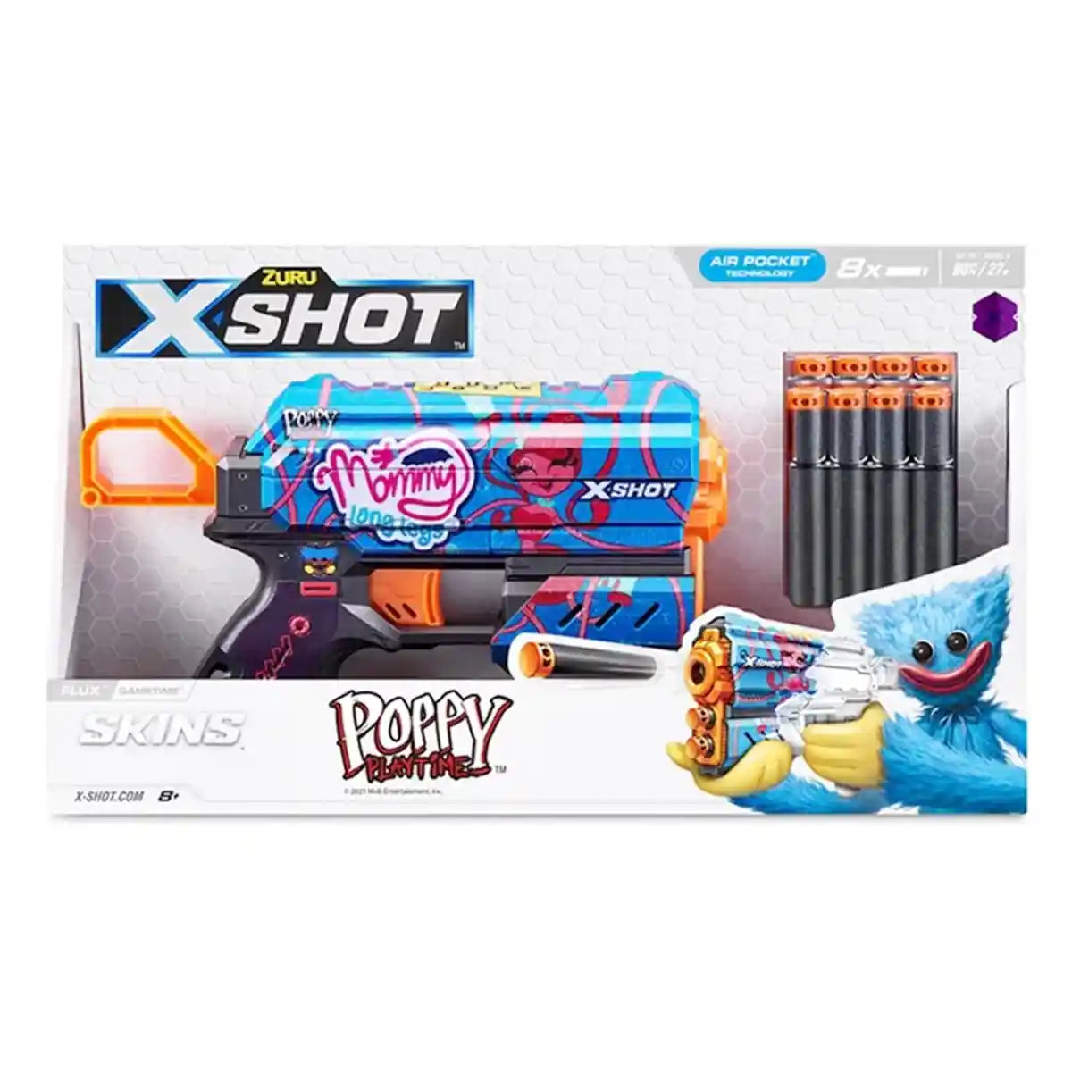 X-Shot Skins Flux Poppy Playtime (8Darts) (S1)