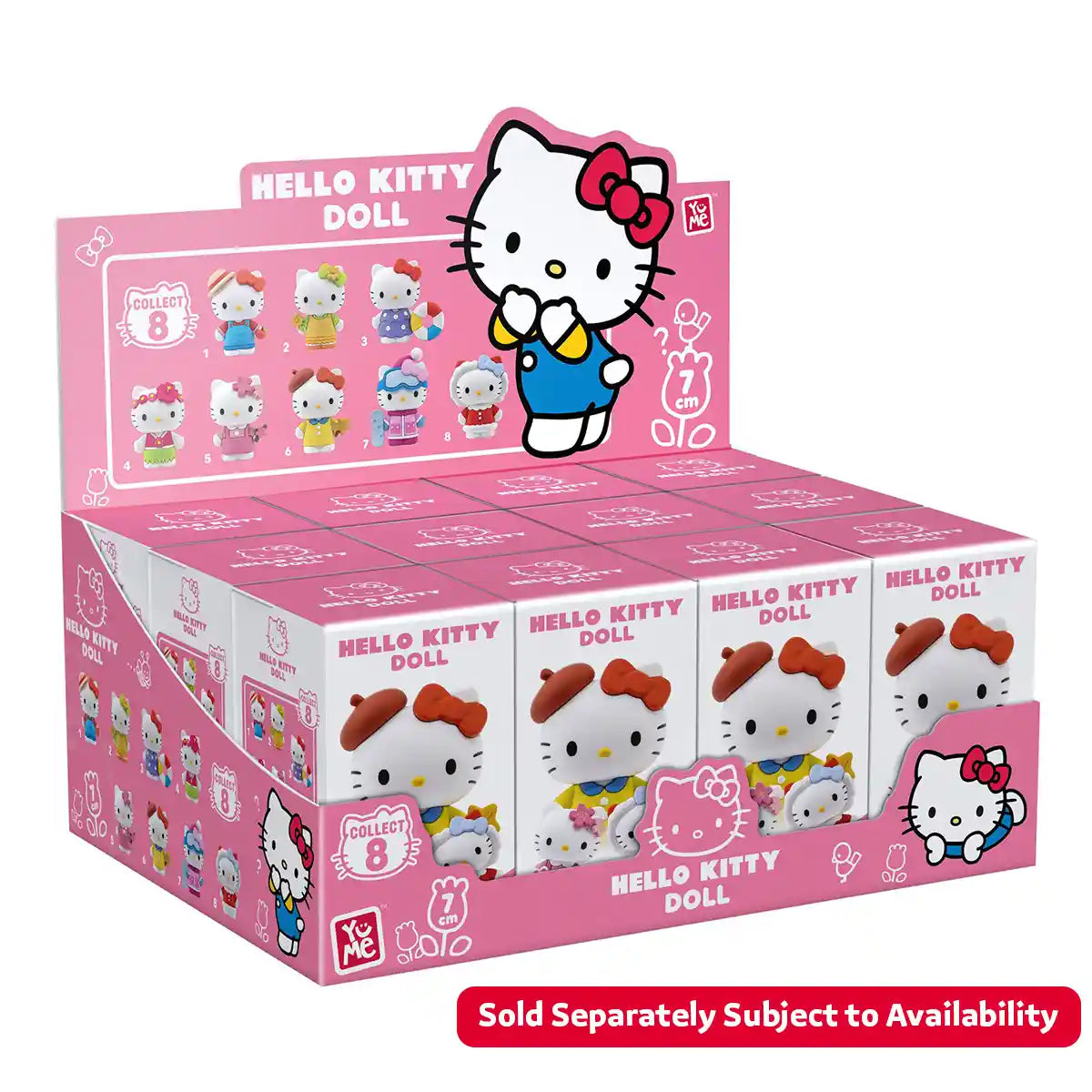 Hello Kitty Doll M. Dress 7cm Pdq12 Woc - Kiddy Zone