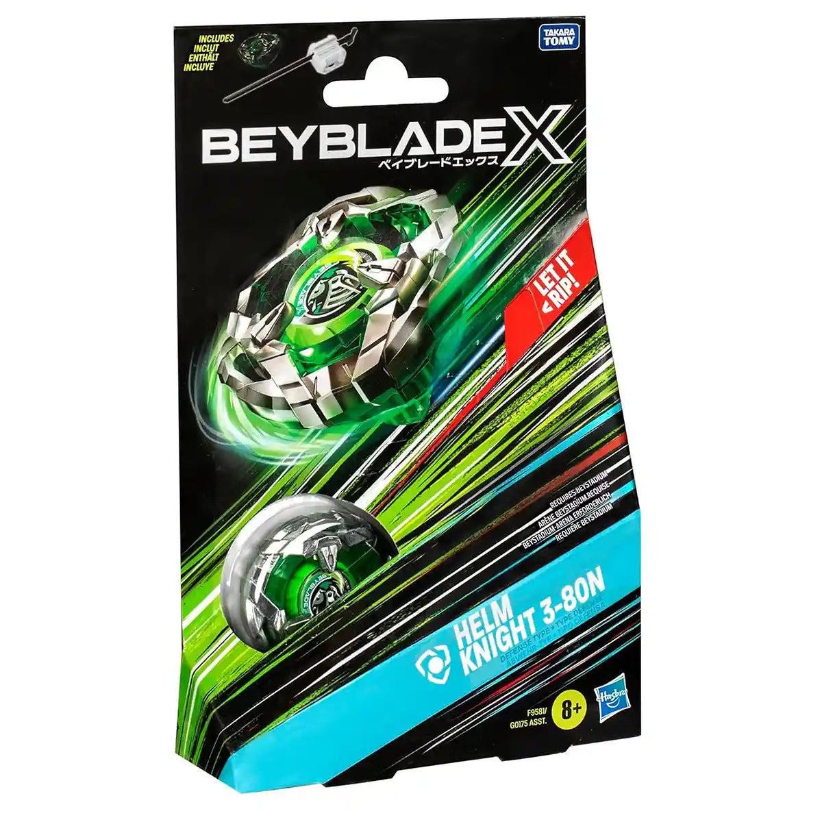 Bblade X Launcher Helm Knight 3-80n - Kiddy Zone